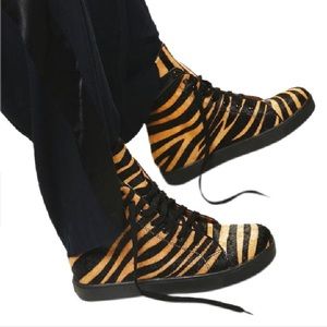 Free People Calf Hair Sneakers